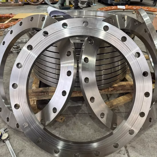 Stock moulage de précision moulage à la cire perdue alliage d'acier au carbone SS304 fer à long cou soudé forgé aveugle fileté/slip on/douille/plaque plate/Wn/So/RF/FF bride de tuyau